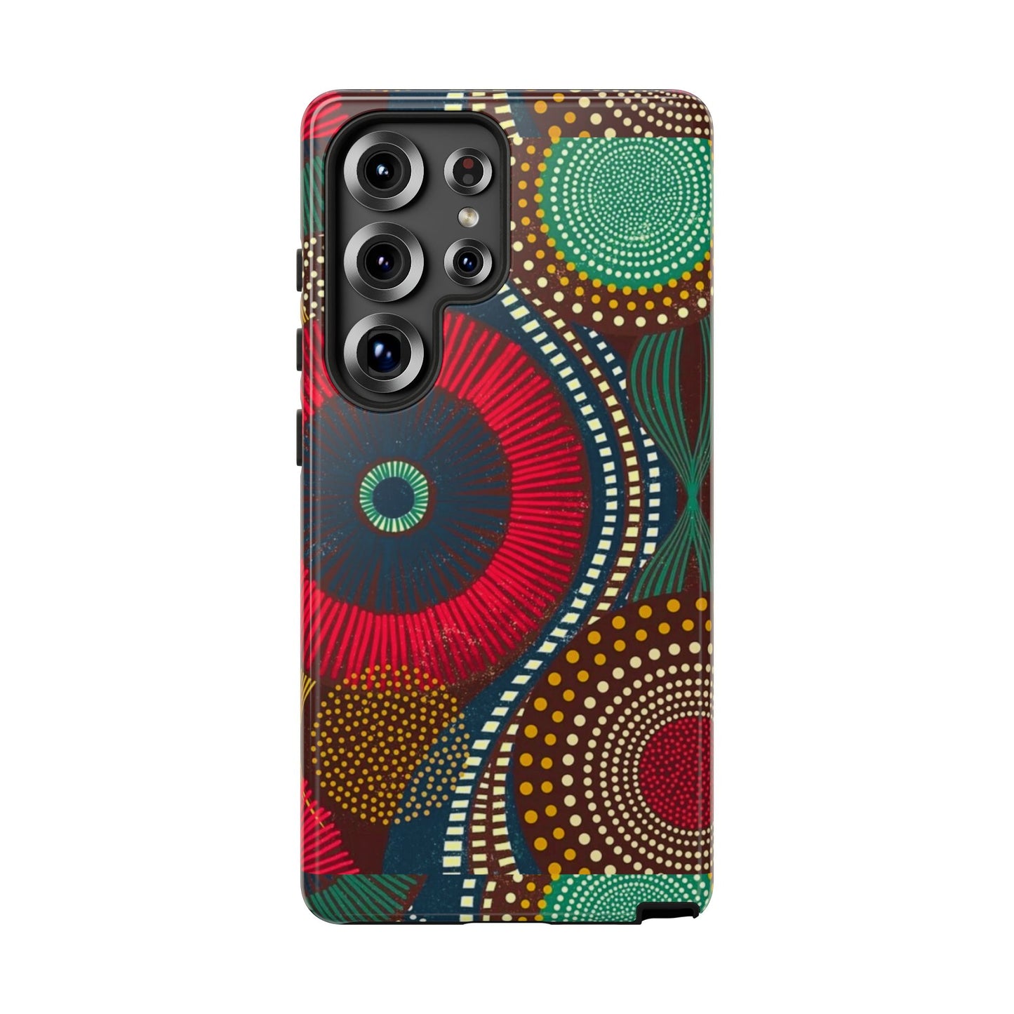 Ankara Pattern Phone Case, Stylish Mobile Cover, Unique Gift for Tech Lovers, Modern Design, Holiday Present