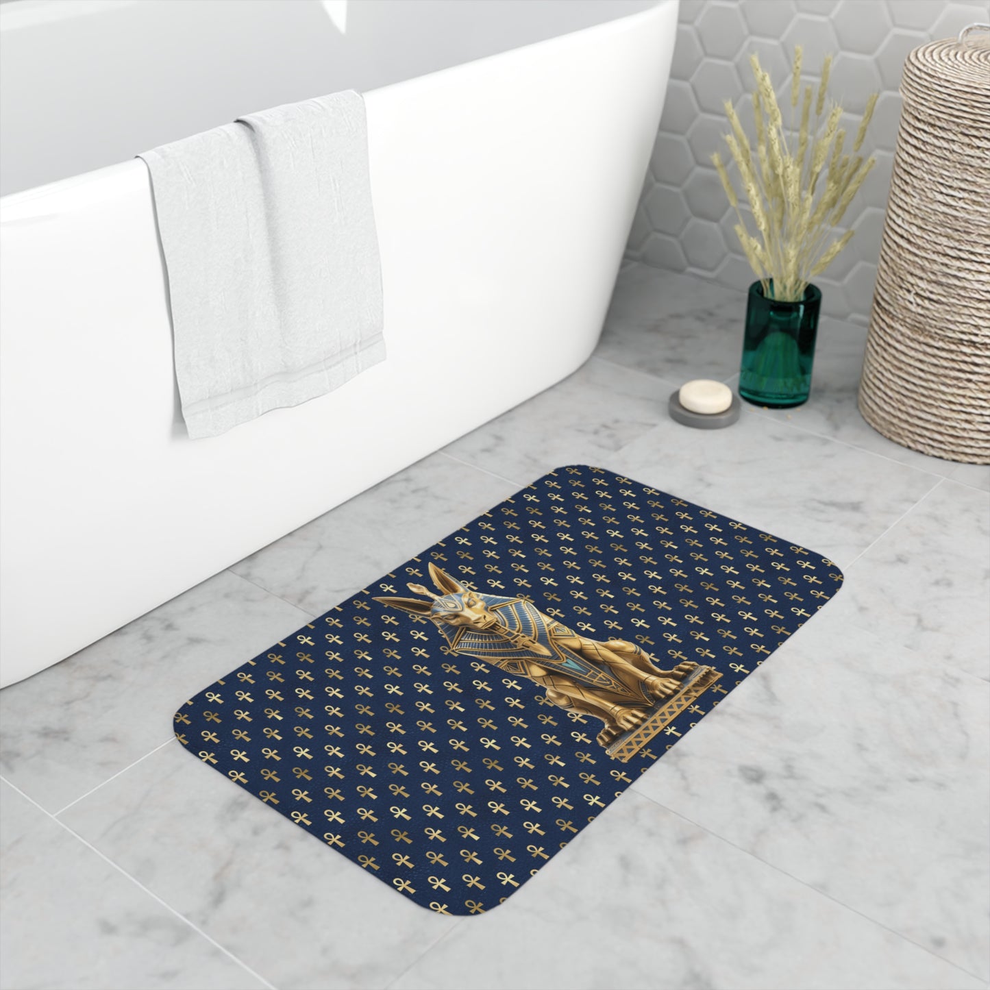 Anubis Egyptian Memory Foam Bath Mat