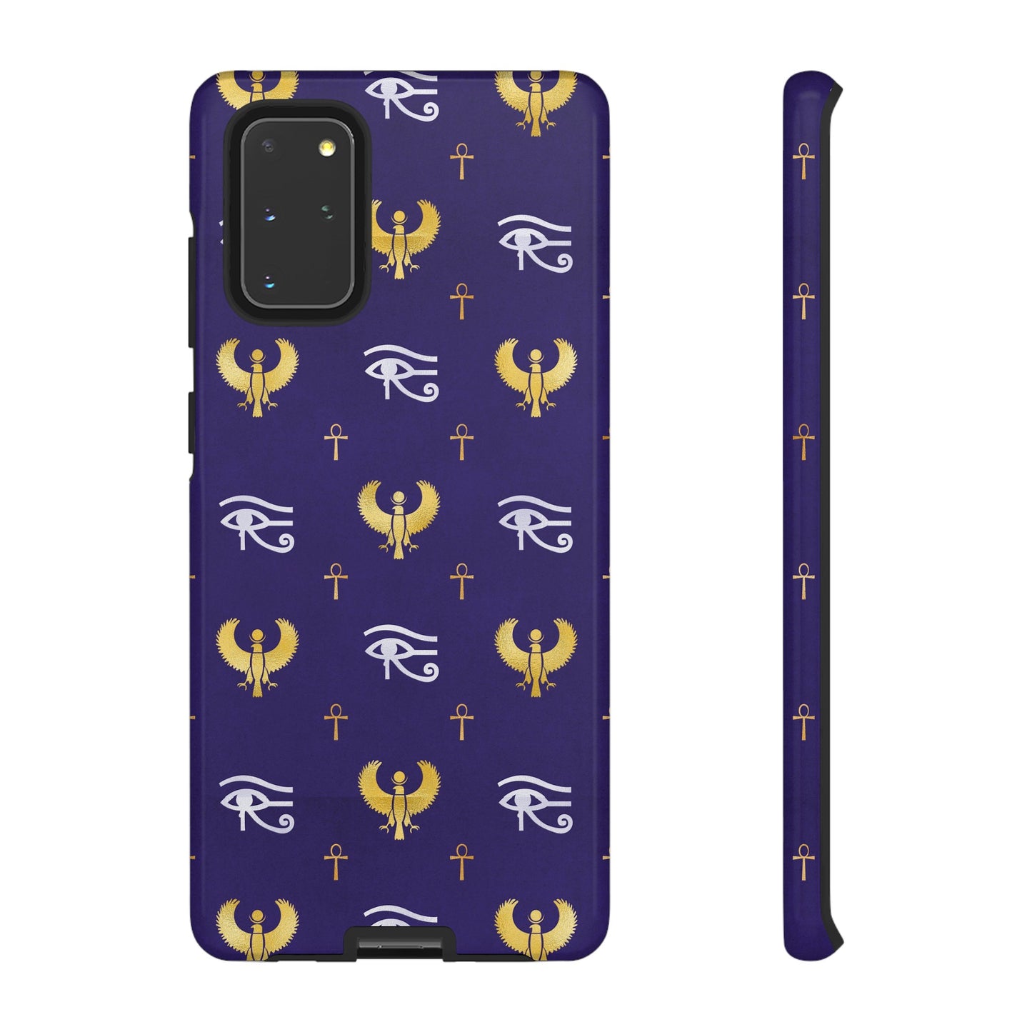 Blue Gold Egyptian Samsung Tough Cases | African Samsung Case | Afrocentric Samsung Case | Egyptian Samsung Case