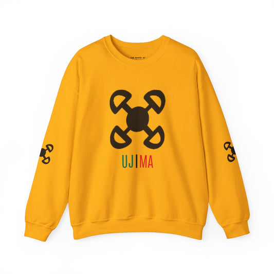 Ujima Kwanzaa Symbol Crewneck Sweatshirt