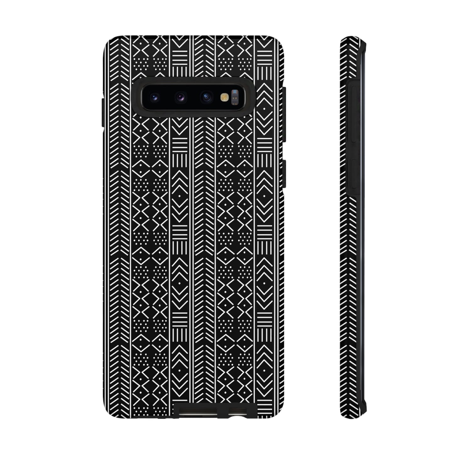 Black & White Mudcloth Samsung Tough Cases | African Samsung Case | Afrocentric Samsung Case