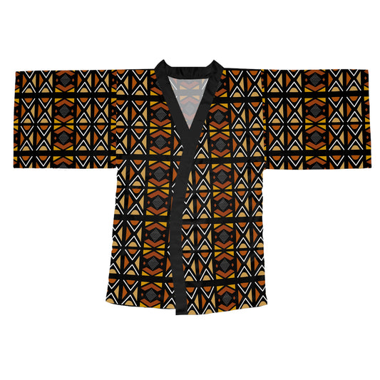 Mudcloth Inspired Kimono Robe