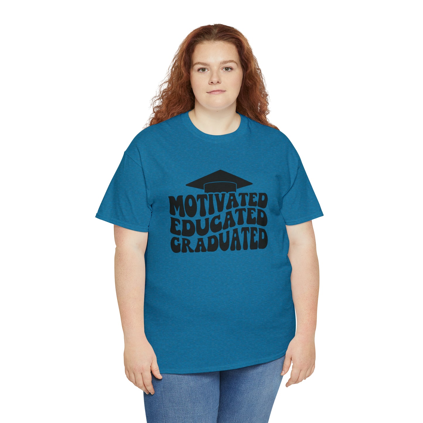 Motivated..Educated..Graduated Cotton Tee