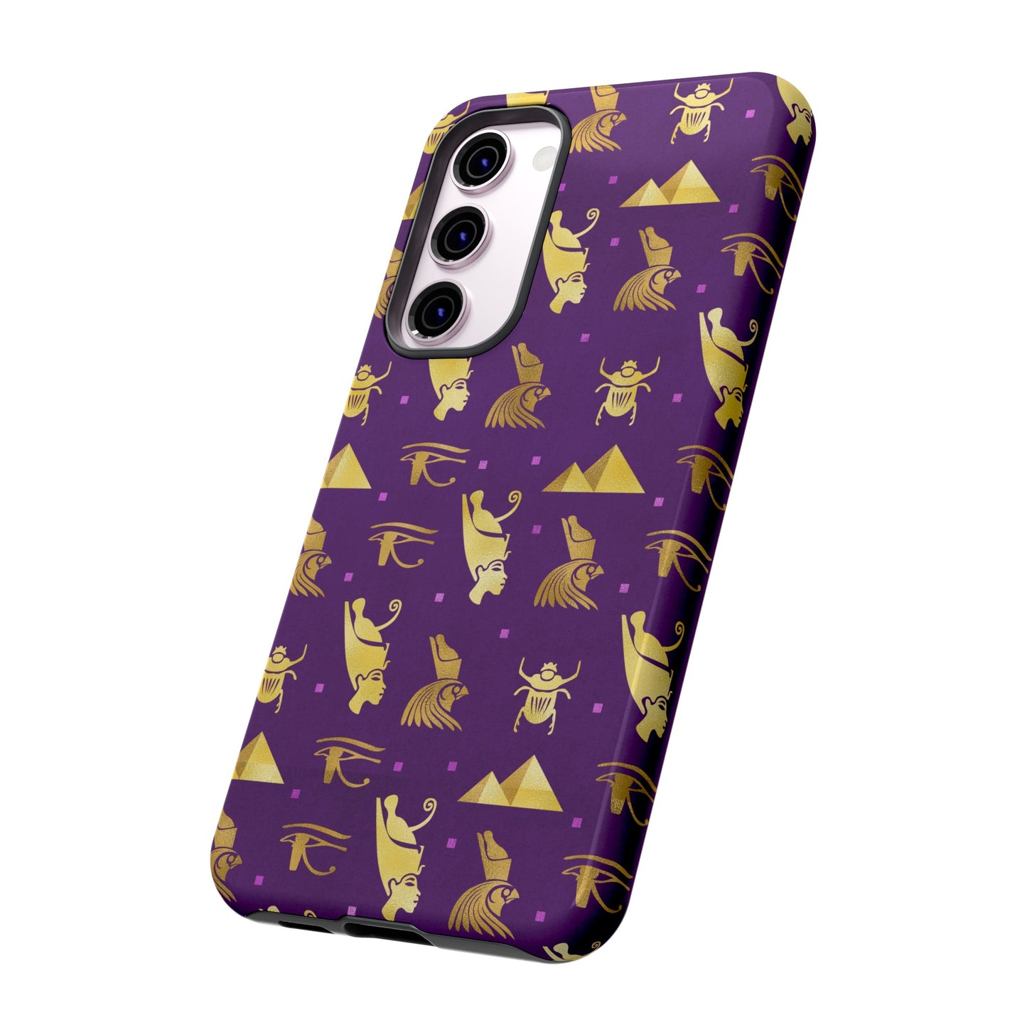 Purple and Gold Egyptian Samsung Tough Cases | African Samsung Case | Afrocentric Samsung Case | Egyptian Samsung Case