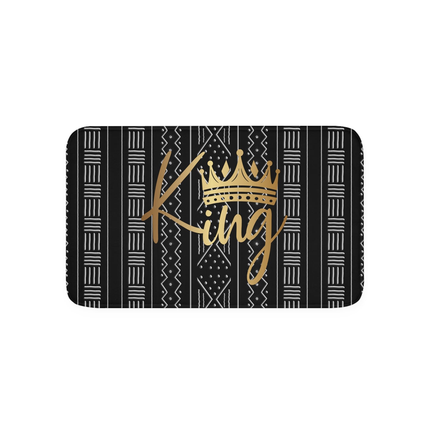 King Mudcloth Memory Foam Bath Mat
