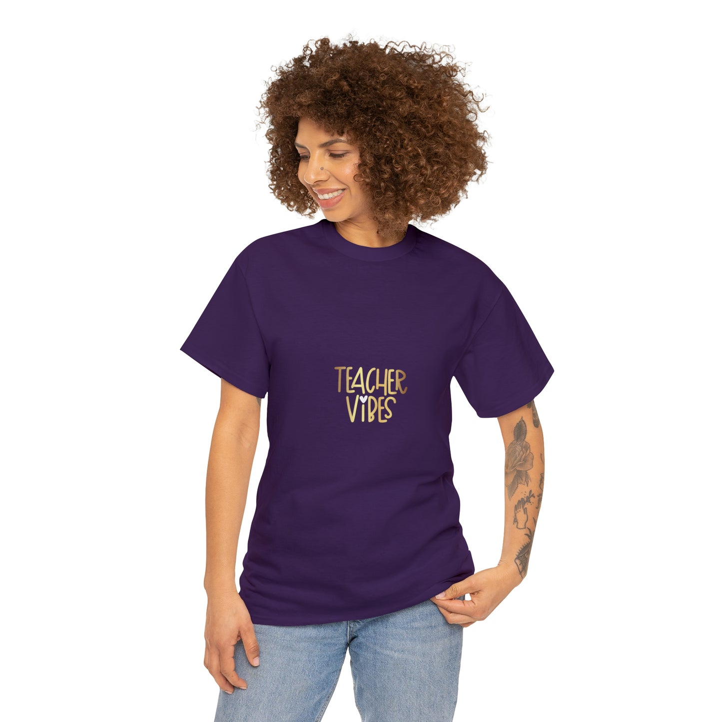 Teacher Vibes Unisex Heavy Cotton Tee