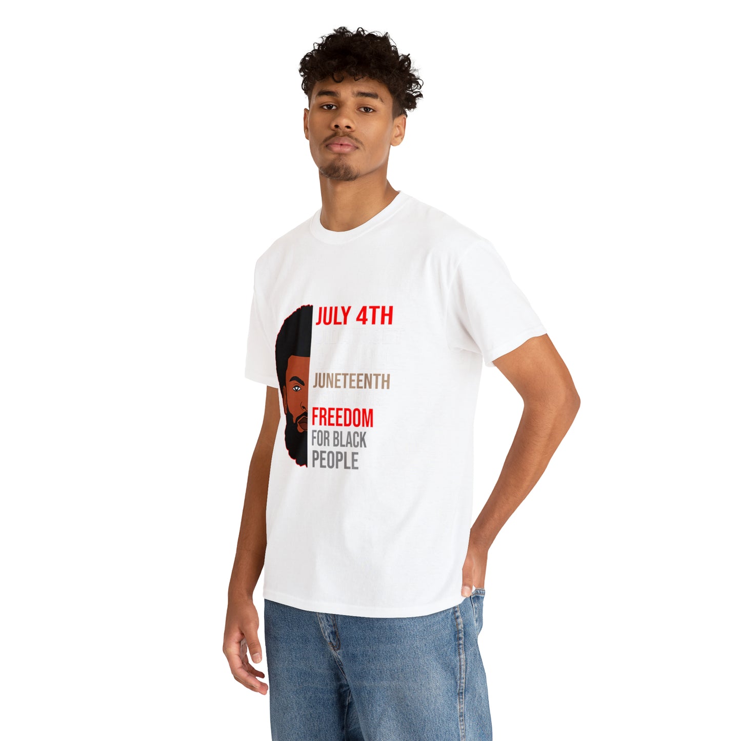 Juneteenth/ July 4th Cotton Tee