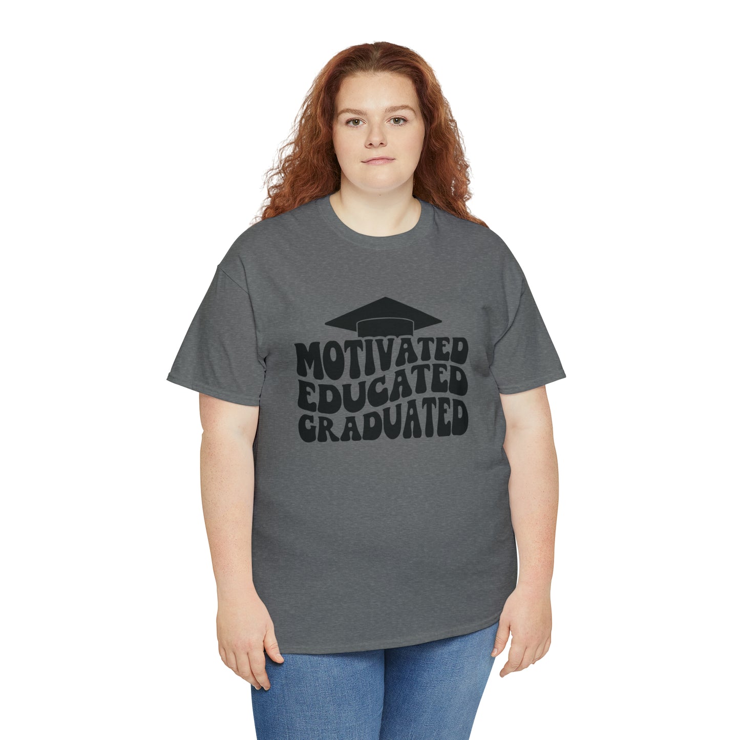 Motivated..Educated..Graduated Cotton Tee