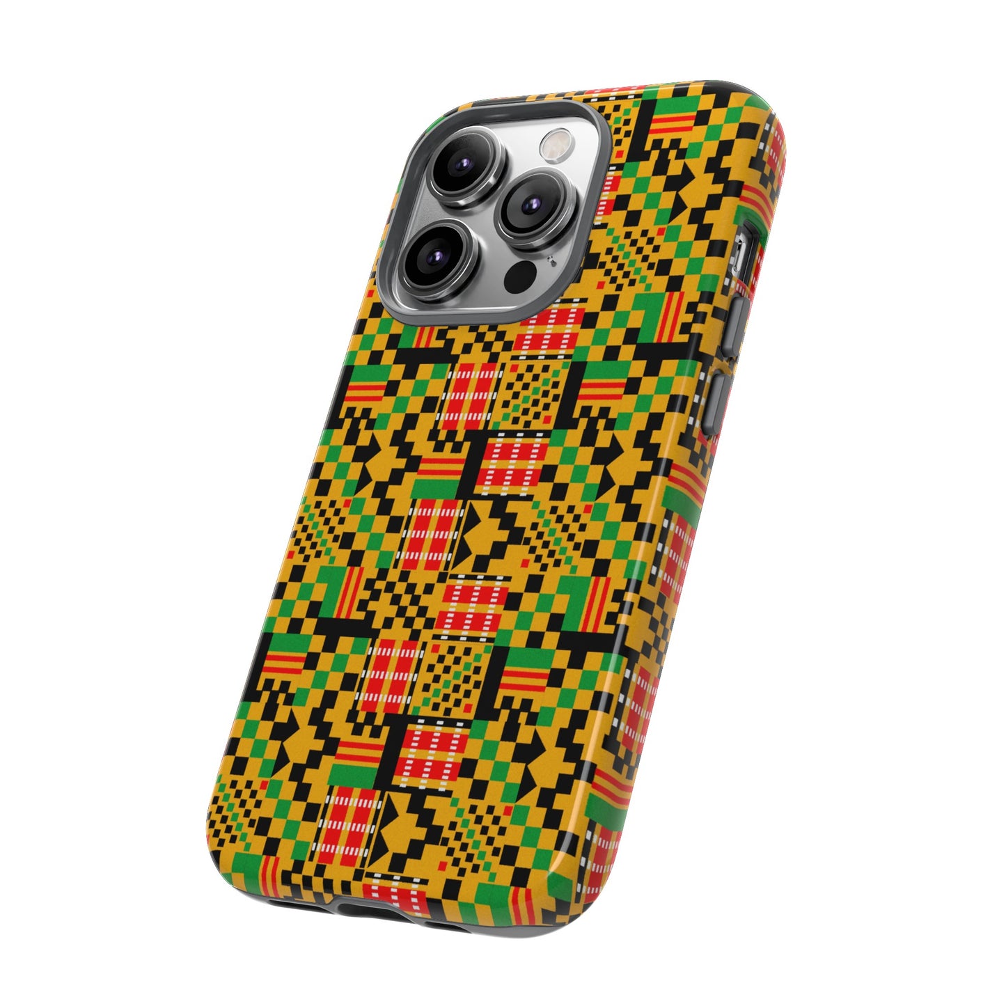 Kente Pattern iPhone Tough Cases | African iPhone Case | Afrocentric iPhone Case