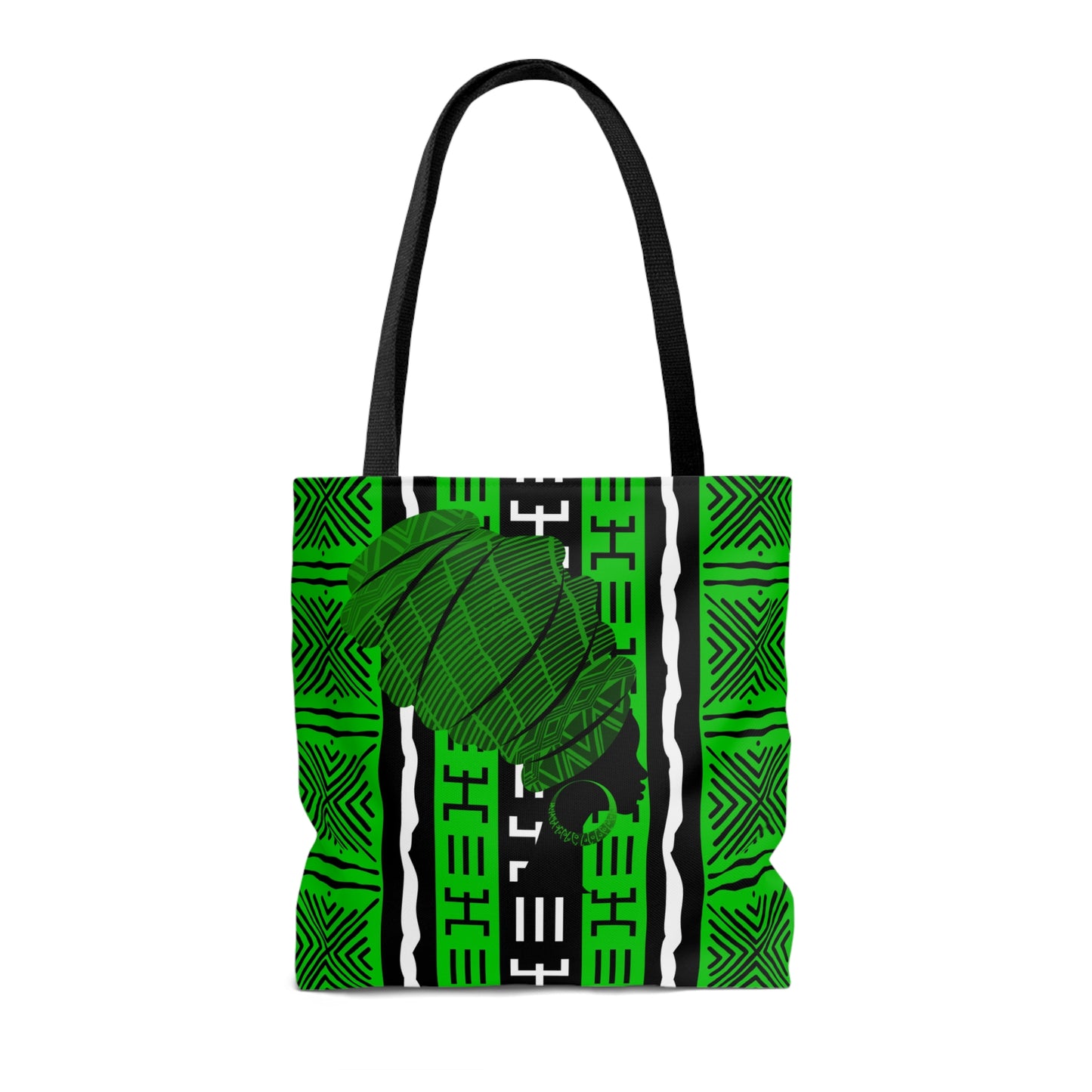 Green Mudcloth  Tote Bag