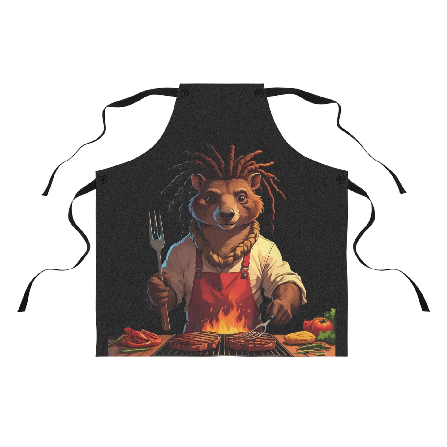 Apron - Carnivorous Marsupial with Dreadlocks (Personalize It)