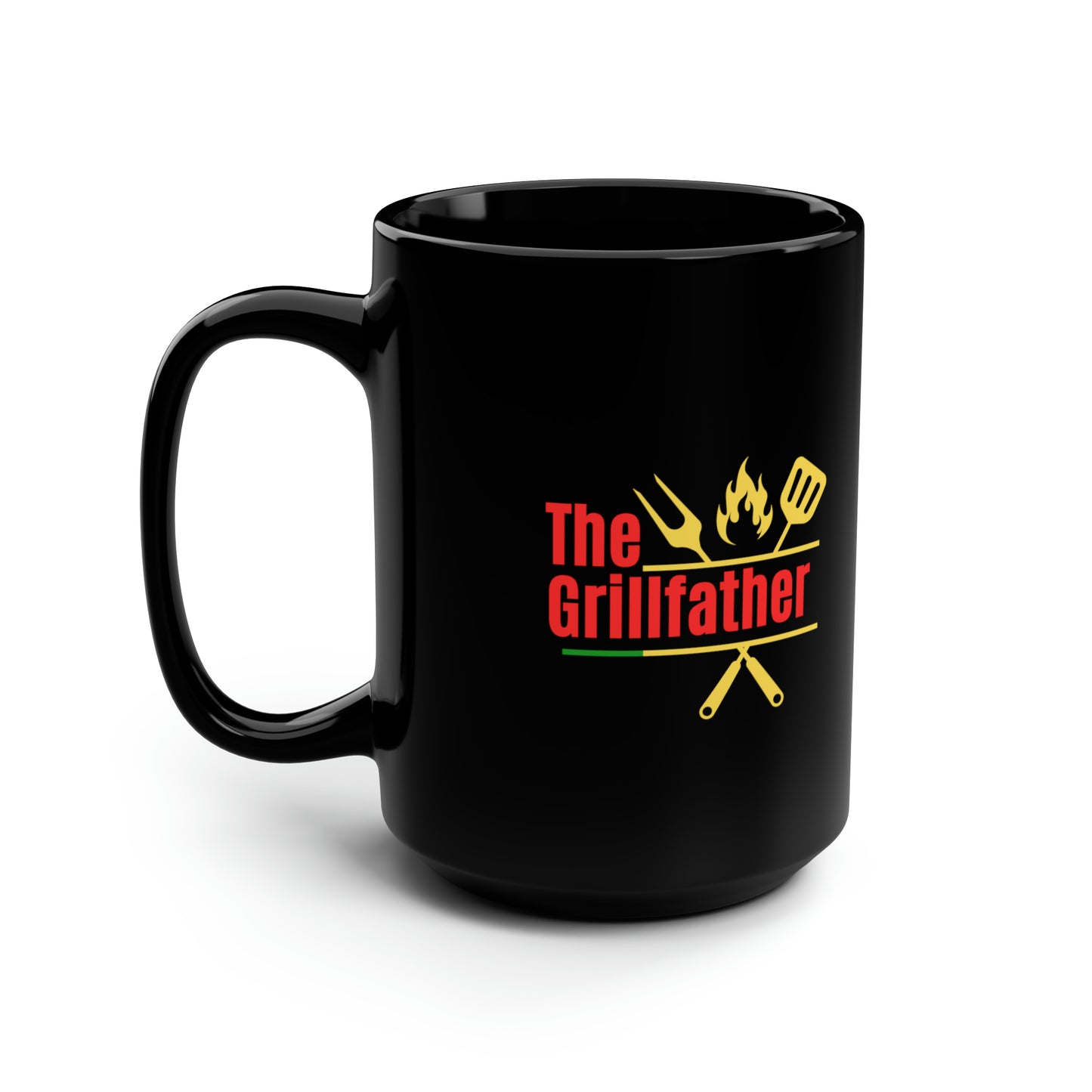 The Grill Father Mug, 15oz  (Personalize It!)
