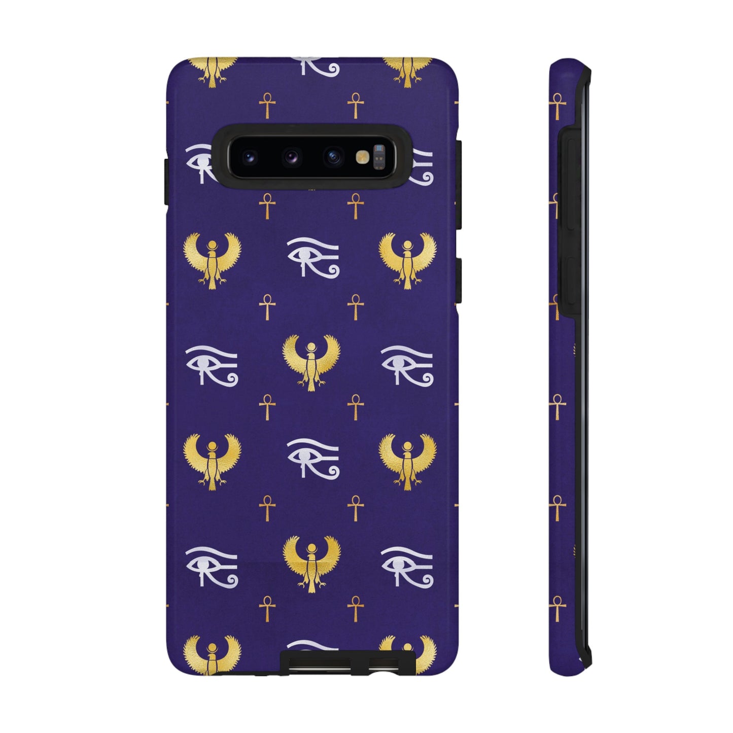 Blue Gold Egyptian Samsung Tough Cases | African Samsung Case | Afrocentric Samsung Case | Egyptian Samsung Case
