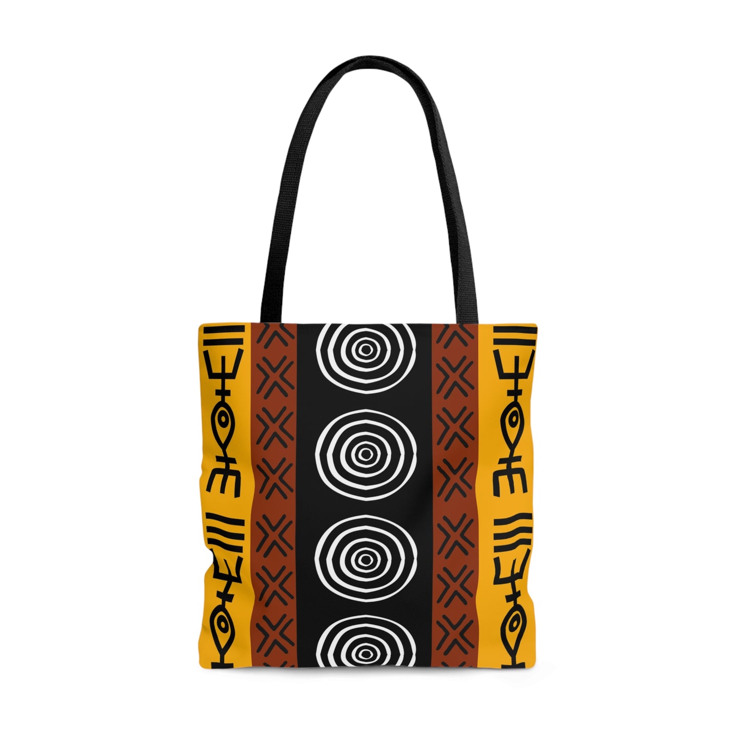 Mudcloth Inspired V Tote Bag
