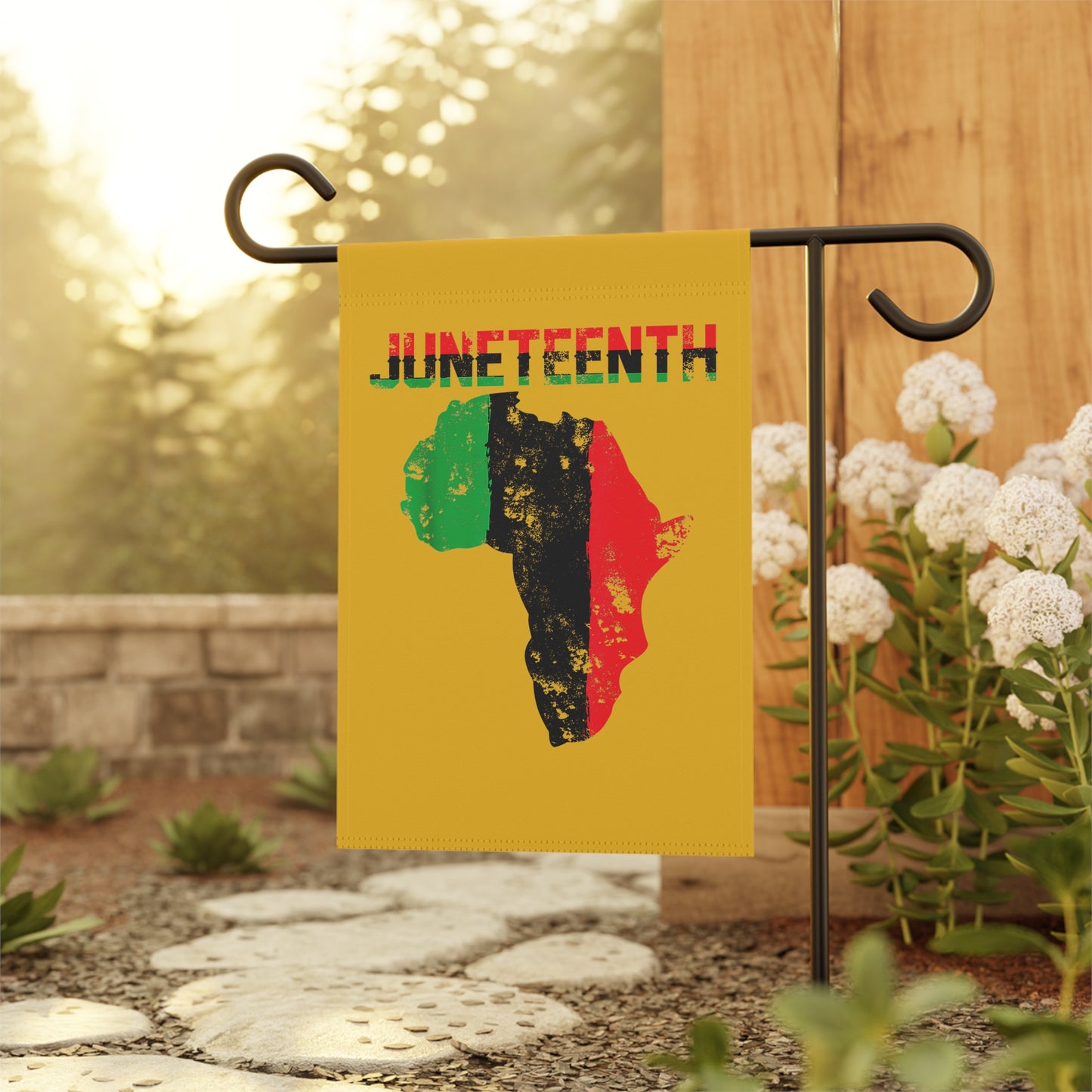 Juneteenth Garden & House Banner