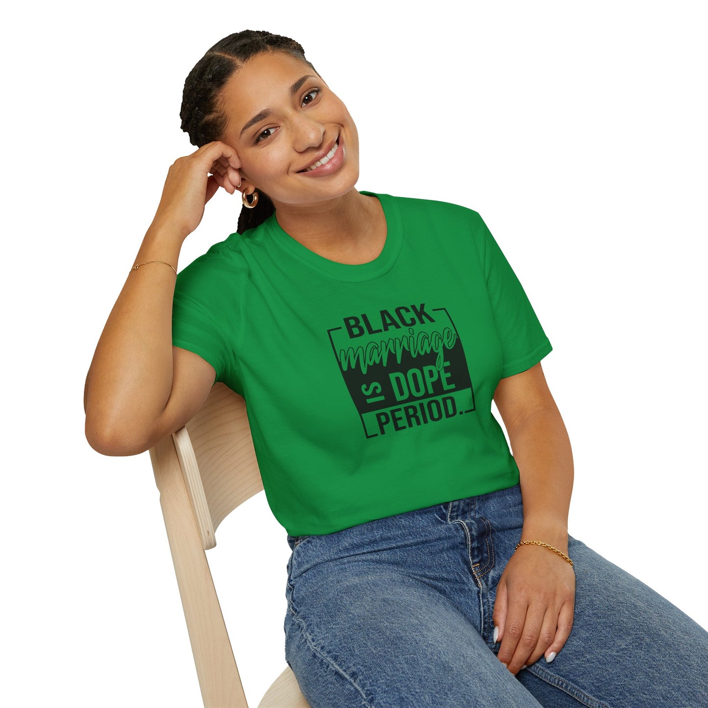 Black Marriage is Dope Unisex Softstyle T-Shirt
