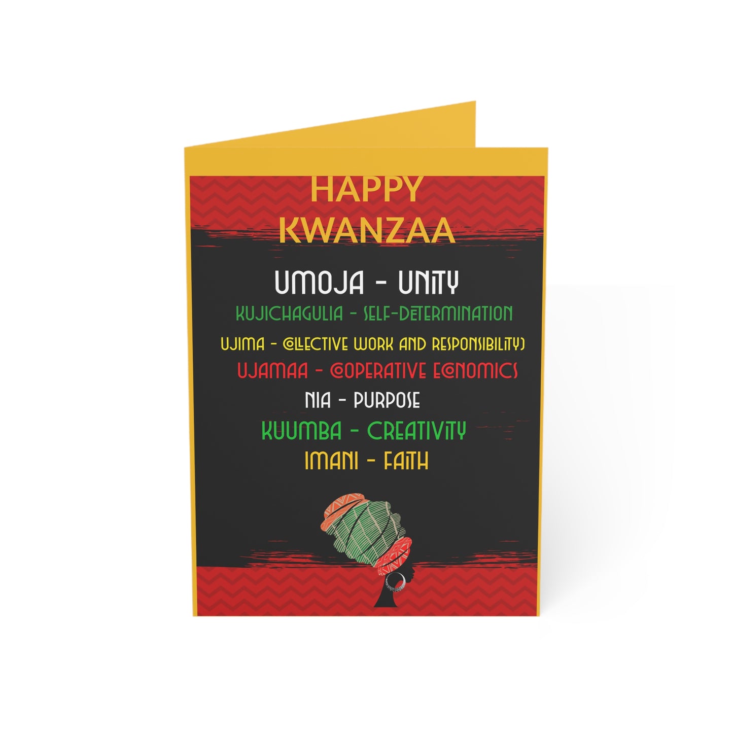 Kwanzaa Greeting Cards (1, 10, 30, and 50pcs)