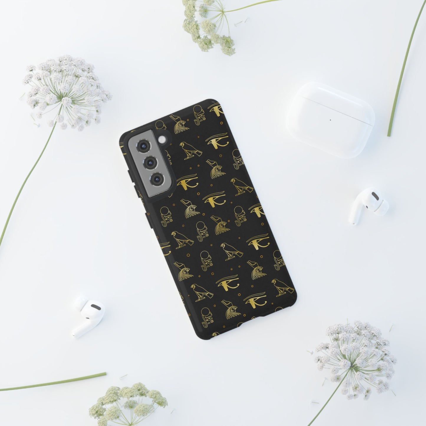 Black Gold Egyptian Samsung Tough Cases | African Samsung Case | Afrocentric Samsung Case | Egyptian Samsung Case