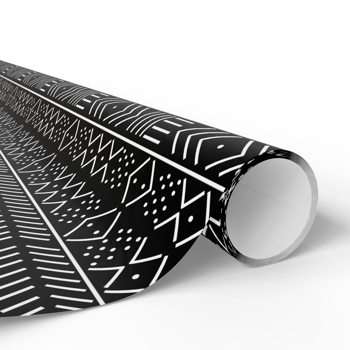 Black and White Mudcloth Wrapping Papers