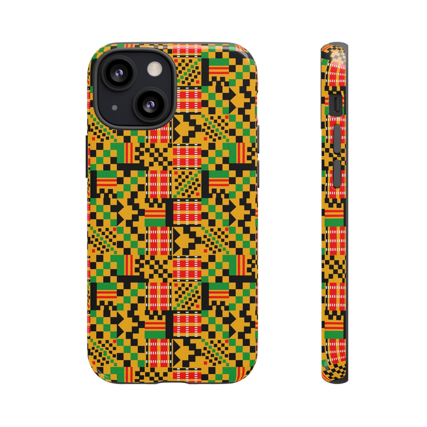 Kente Pattern iPhone Tough Cases | African iPhone Case | Afrocentric iPhone Case