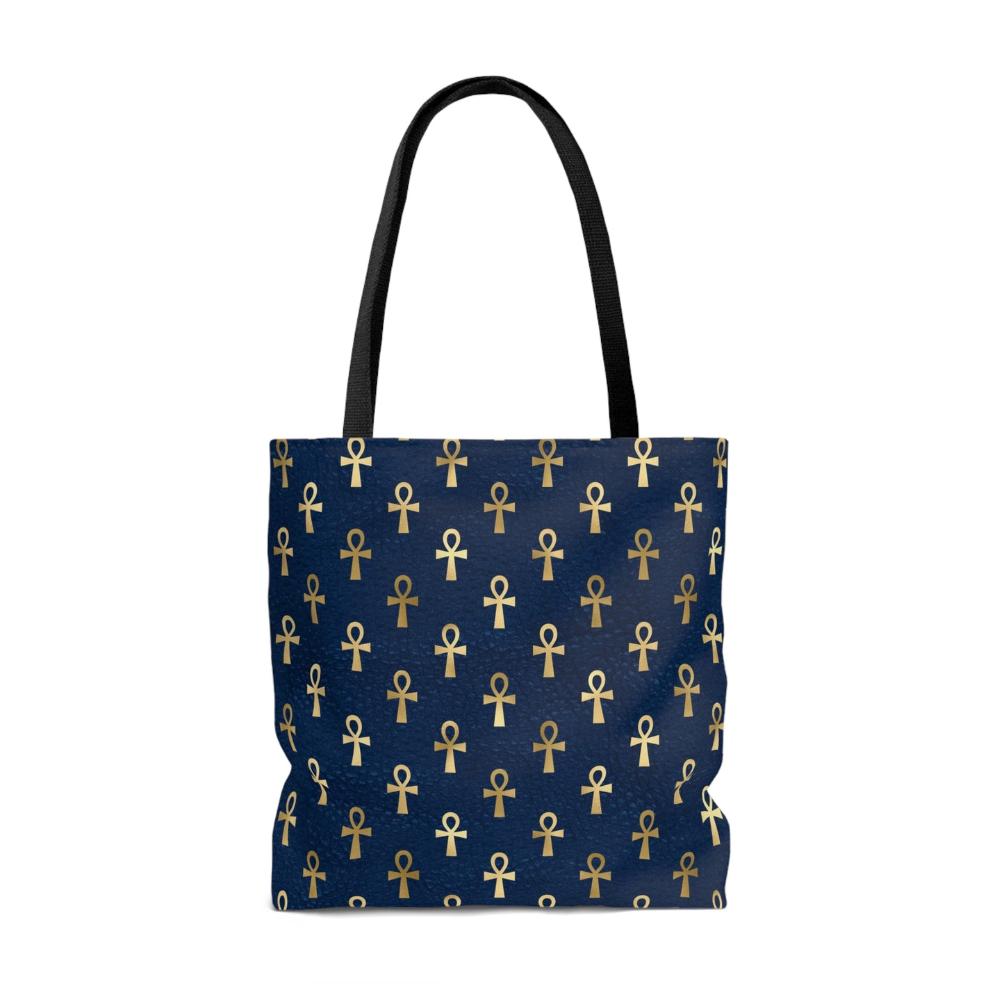 Blue & Gold Ankh Tote Bag