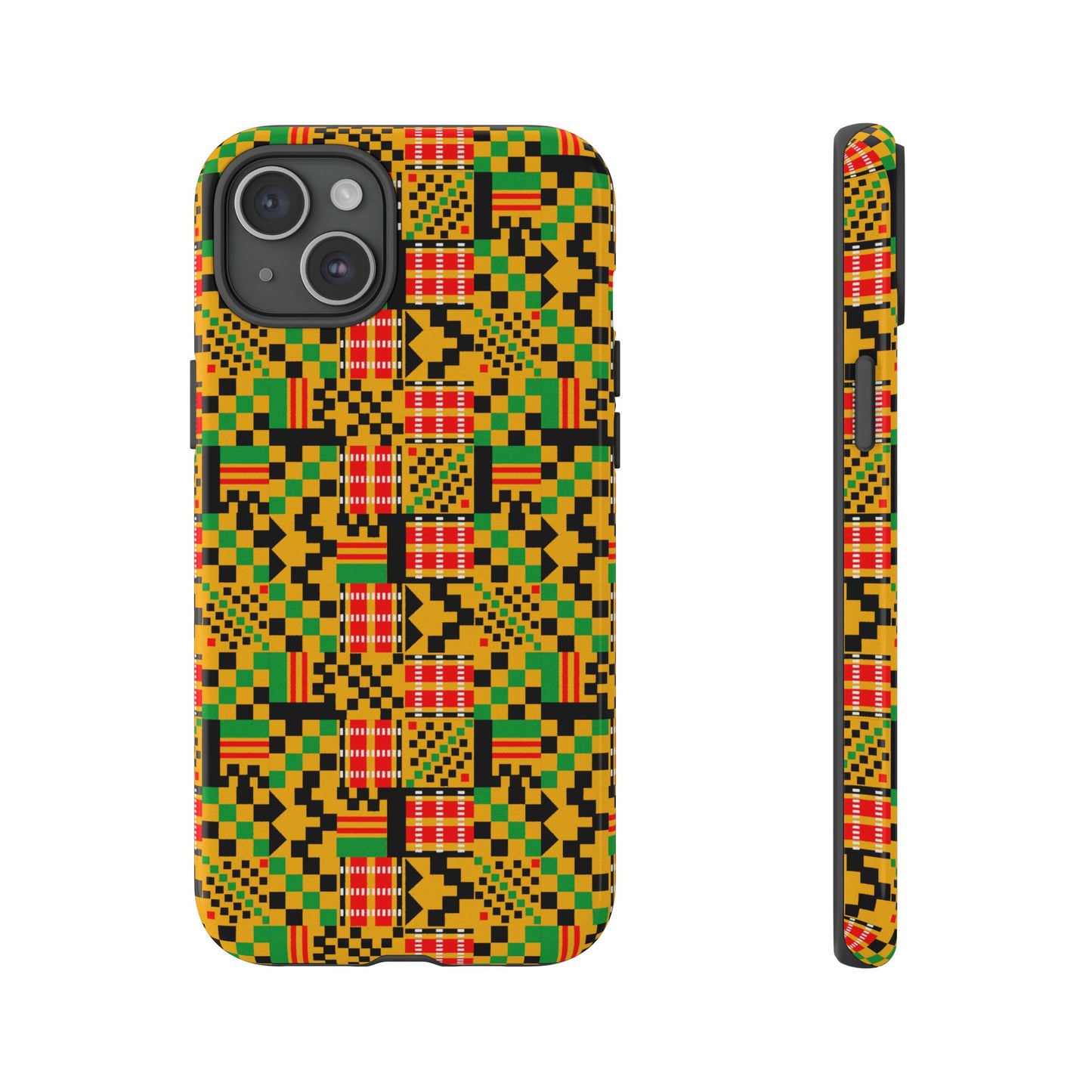 Kente Pattern iPhone Tough Cases | African iPhone Case | Afrocentric iPhone Case