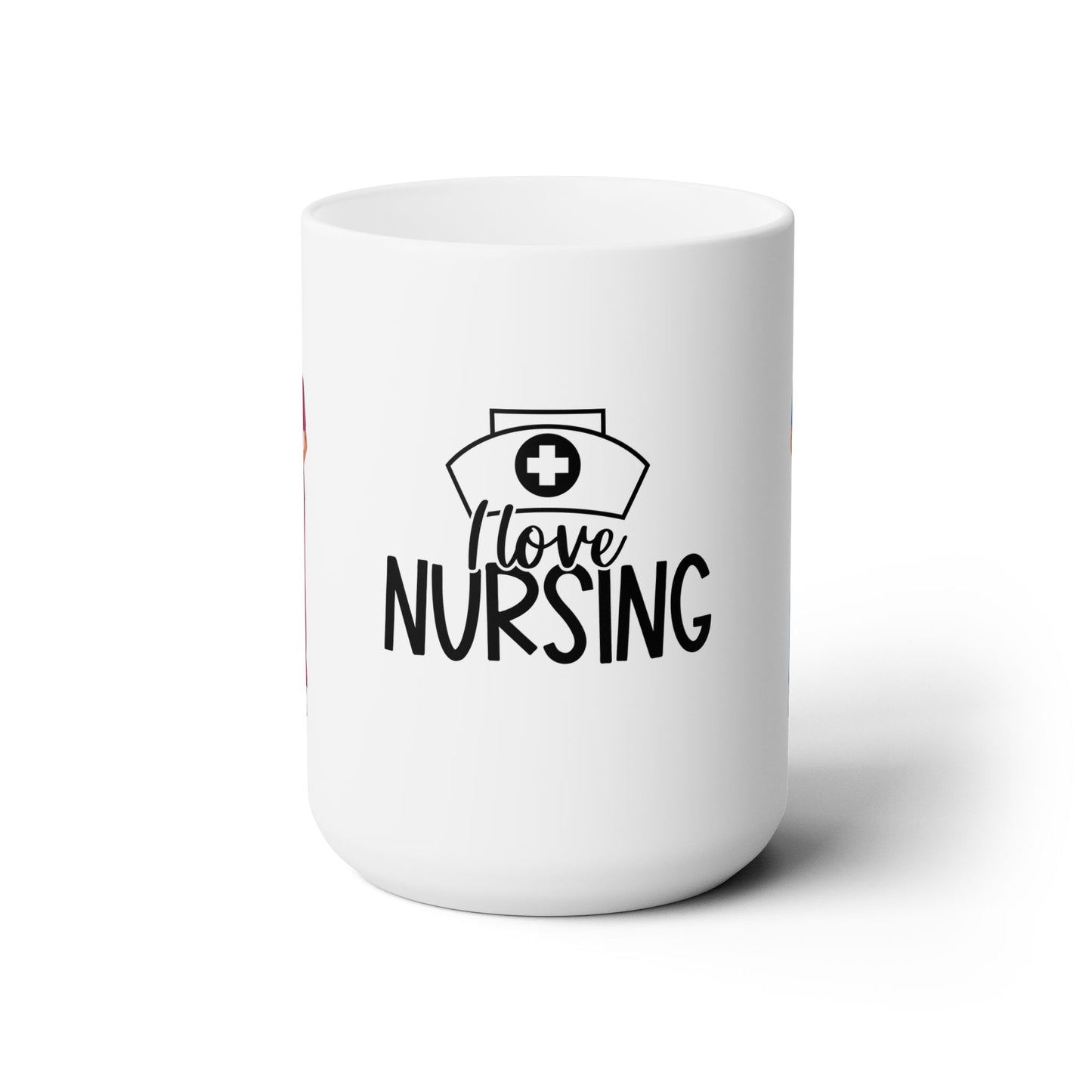 I Love Nursing Muslima Ceramic Mug 15oz ( Personalize It )