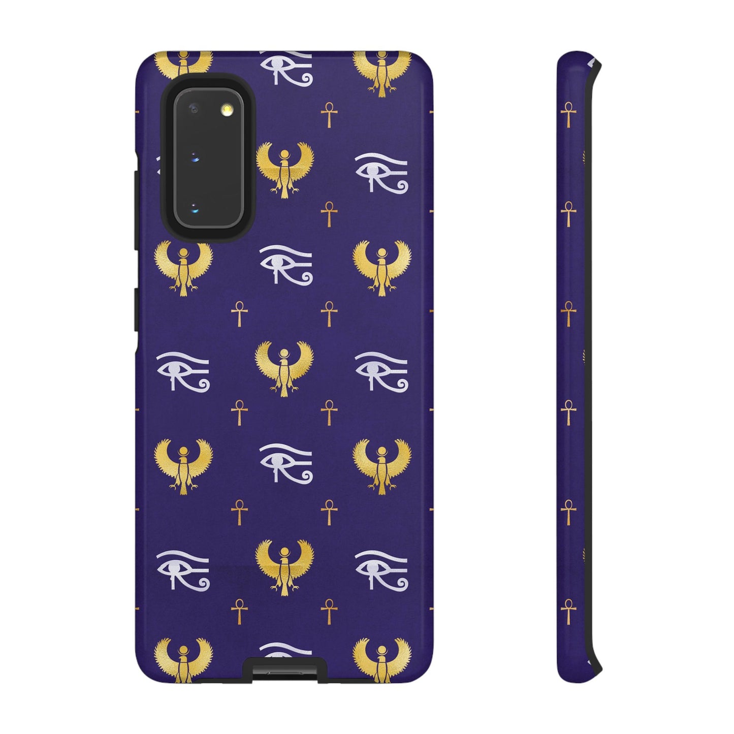Blue Gold Egyptian Samsung Tough Cases | African Samsung Case | Afrocentric Samsung Case | Egyptian Samsung Case