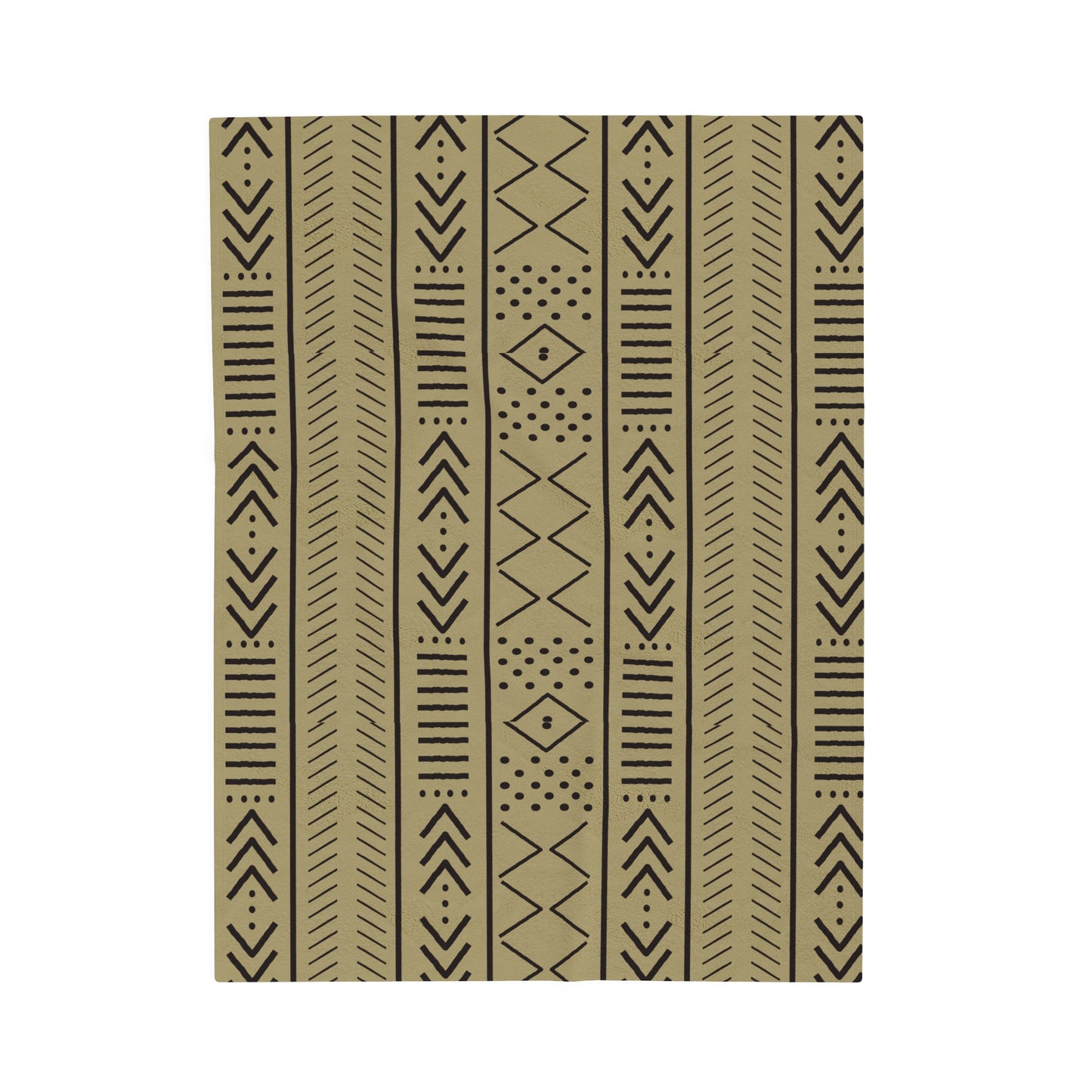 Beige Mudcloth Inspired Blanket