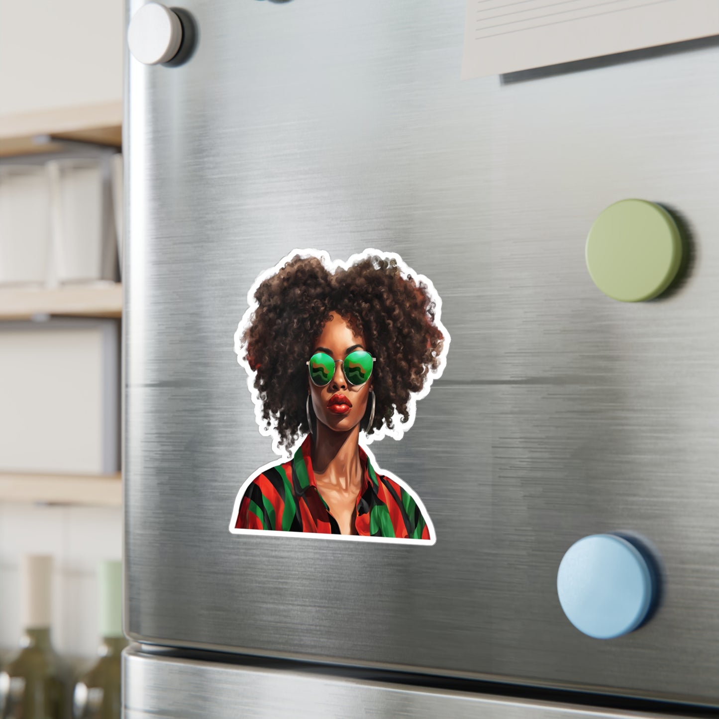 Juneteenth Queen Kiss-Cut Vinyl Decals