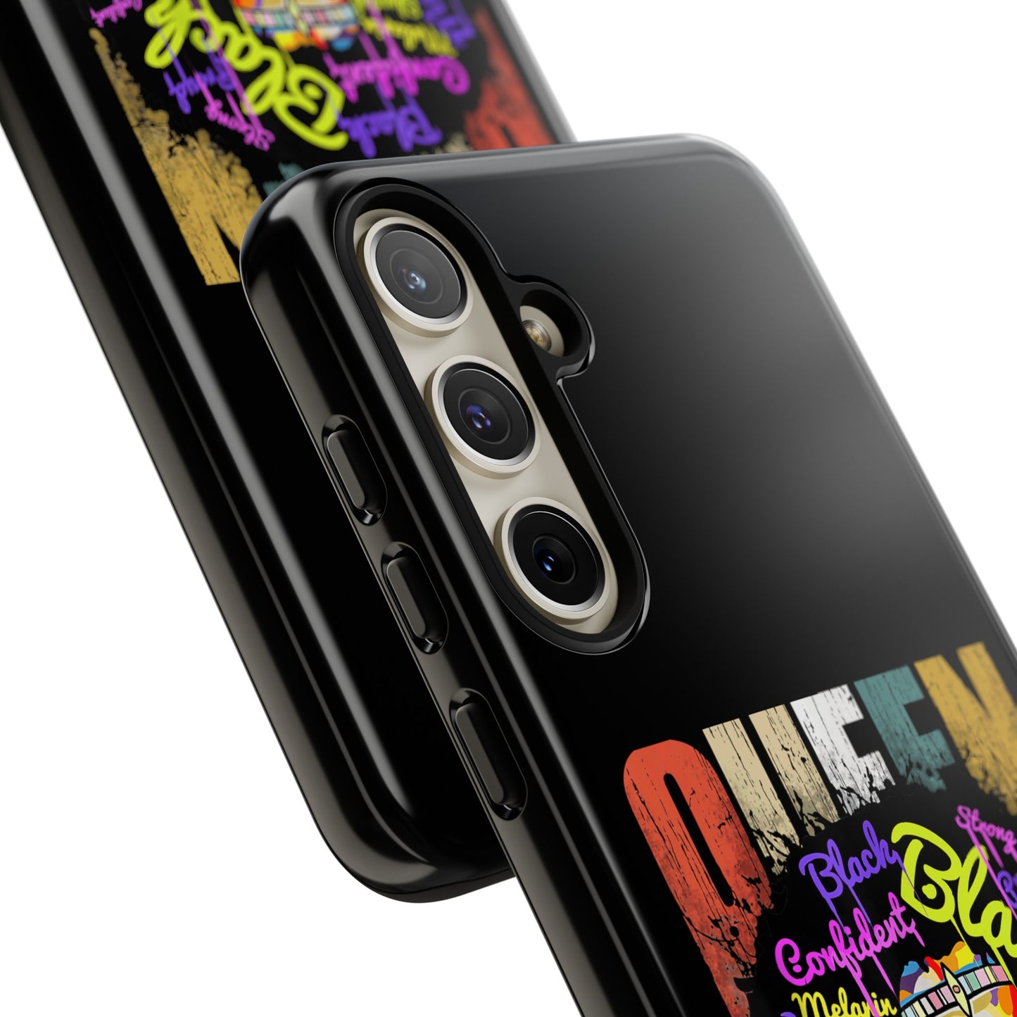 Black Queen Samsung Tough Cases | African Samsung Case | Afrocentric Samsung Case | Ankara Samsung Phone Case