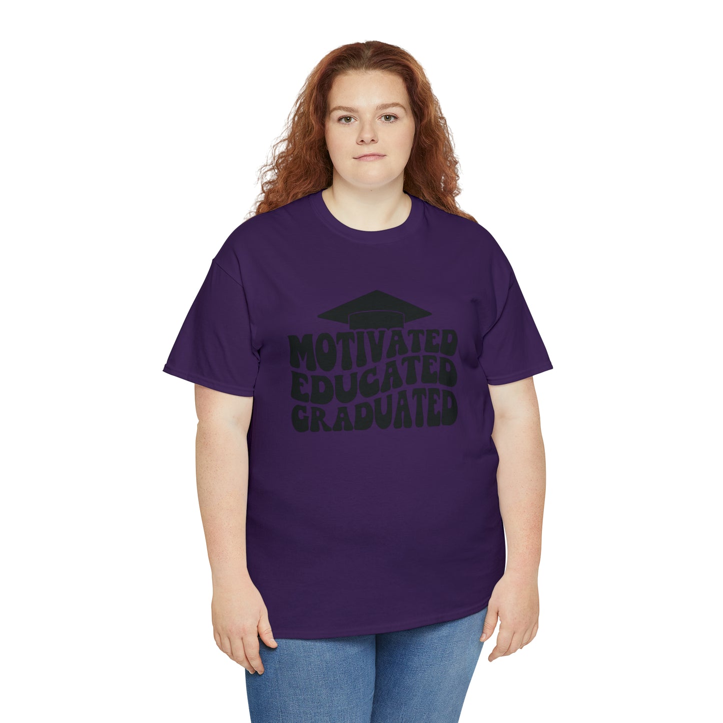 Motivated..Educated..Graduated Cotton Tee