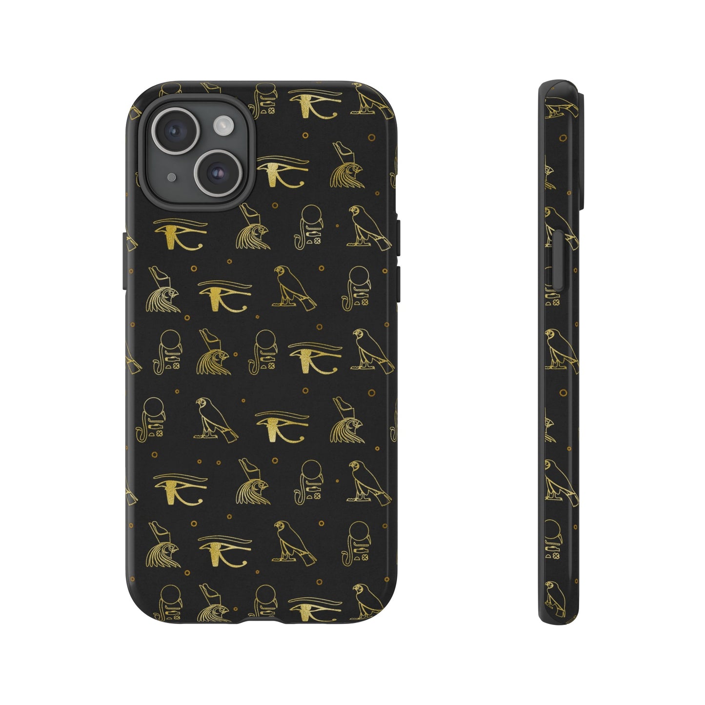 Black Gold Egyptian iPhone Tough Cases | Egyptian iPhone Case | Afrocentric iPhone Case