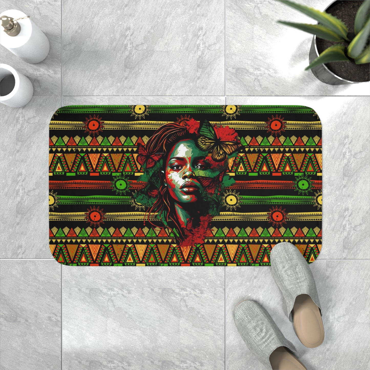 RBG Queen 2 Memory Foam Bath Mat