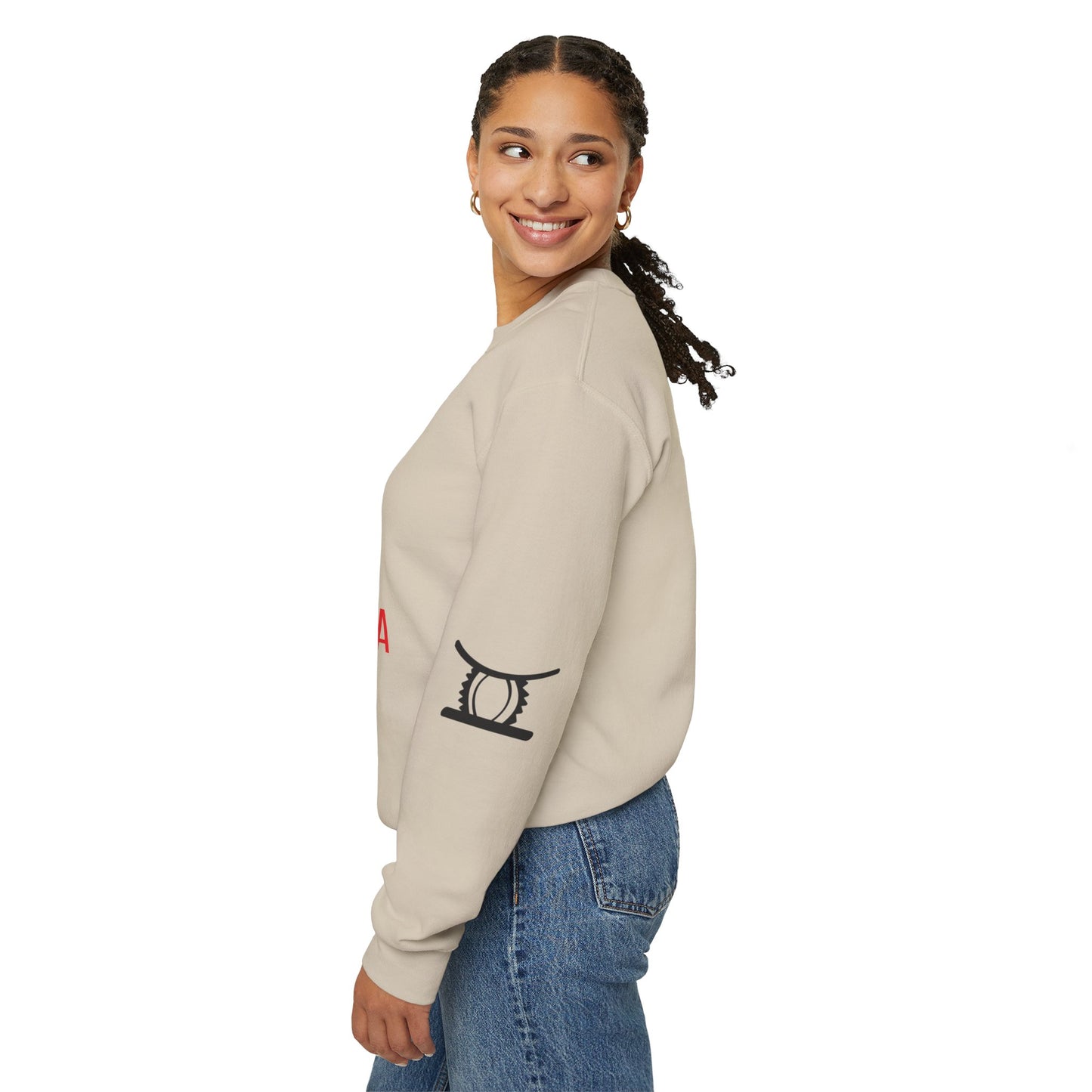 Kujichagulia Kwanzaa Symbol Crewneck Sweatshirt