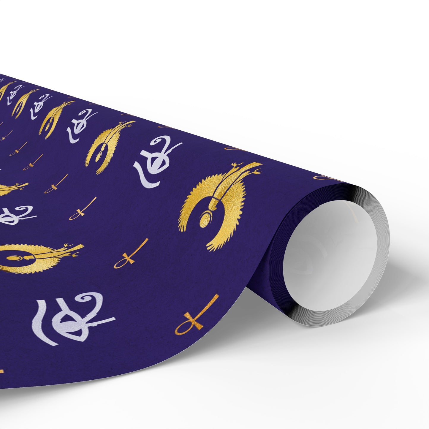 Blue Egyptian Wrapping Papers | Ankh Wrapping Paper | Afrocentric Wrapping Paper | Eye of Horus Craft Paper