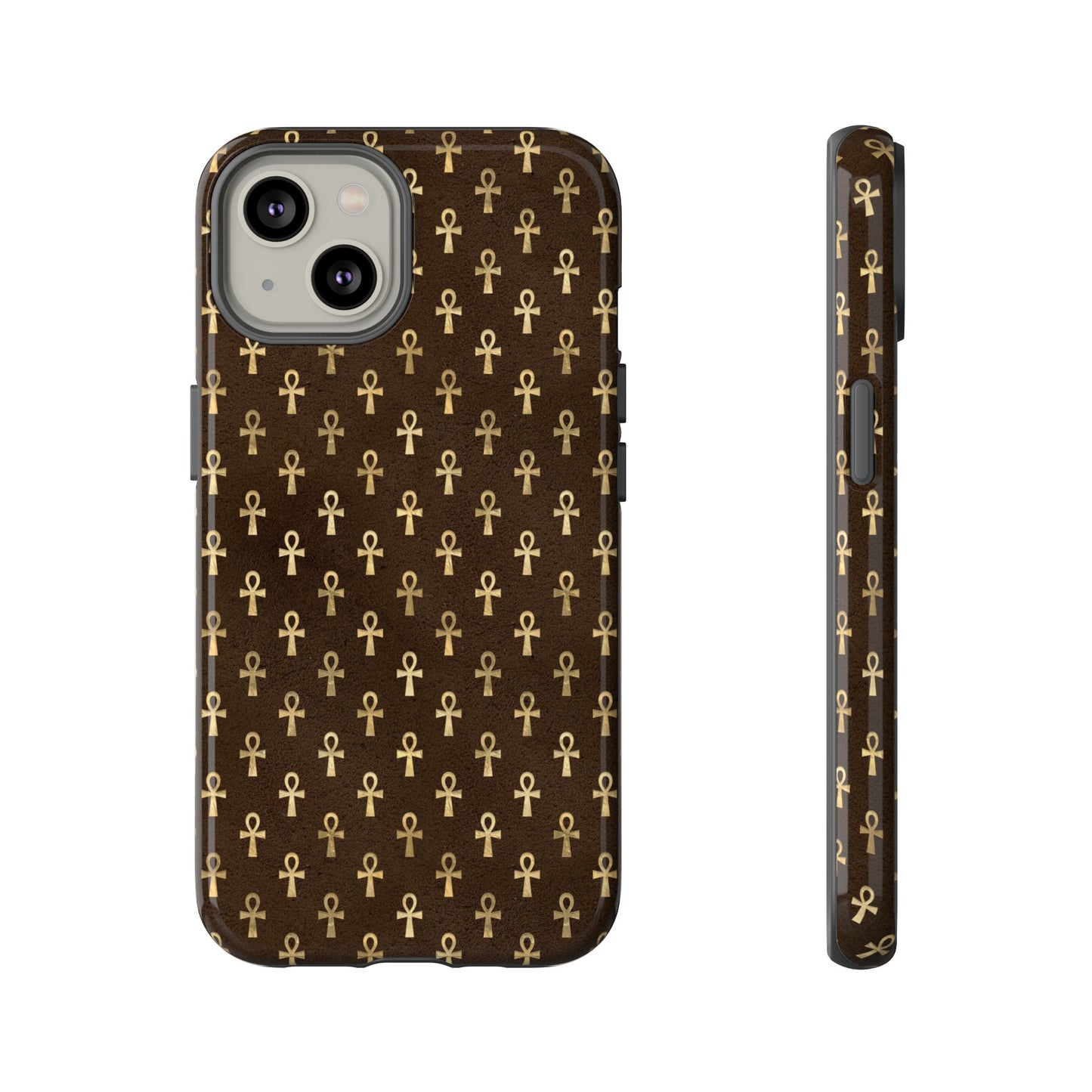 Brown Ankh iPhone Tough Cases | Egyptian iPhone Case | Ankh iPhone Case