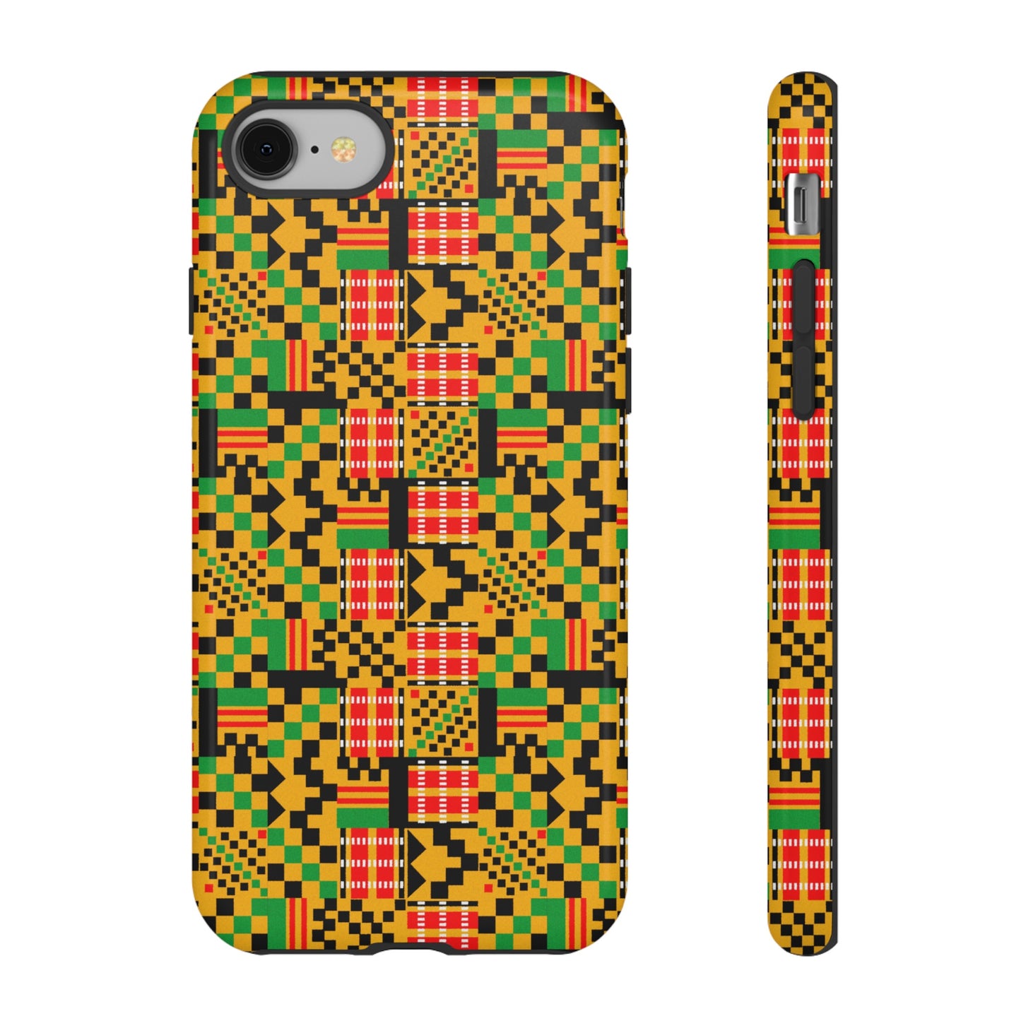 Kente Pattern iPhone Tough Cases | African iPhone Case | Afrocentric iPhone Case