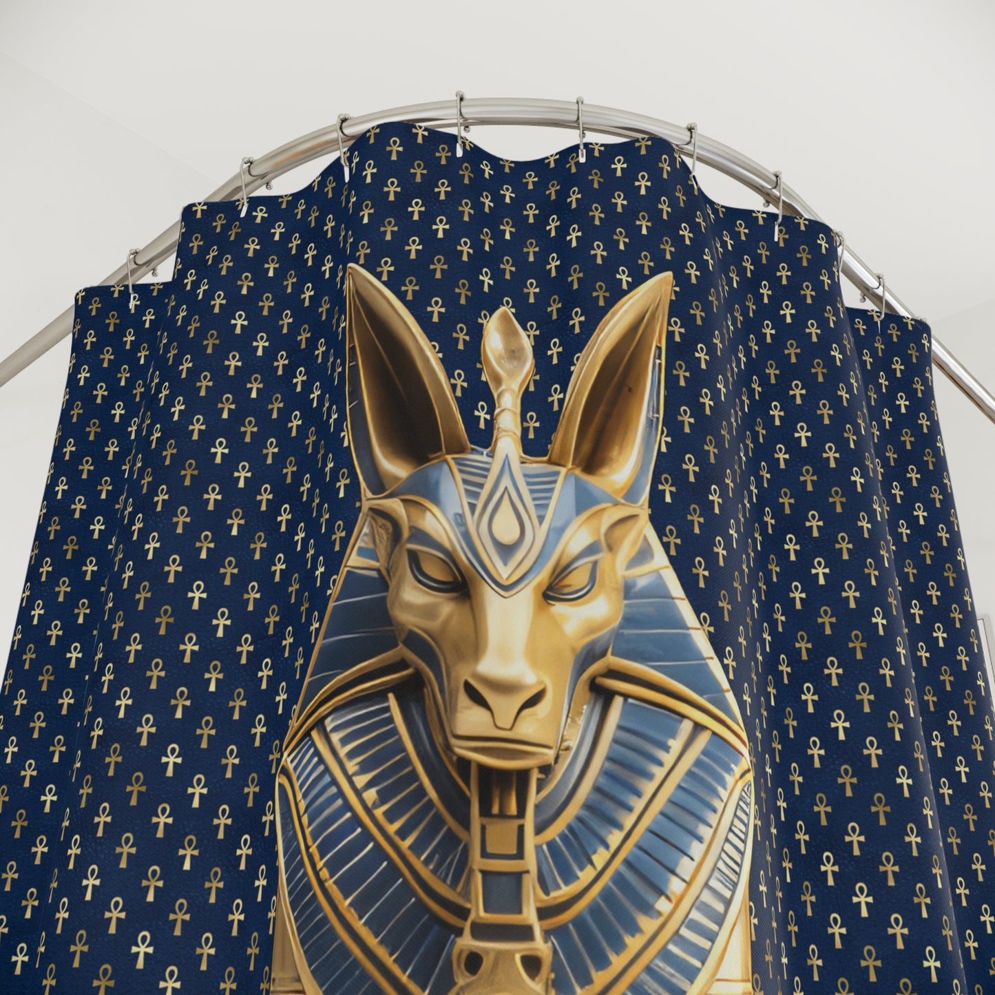 Anubis Egyptian Shower Curtain