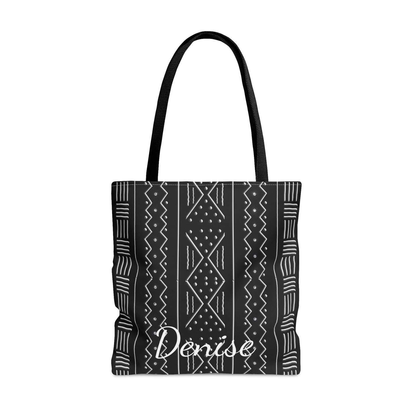 Personalized Mudcloth Afrocentric Tote Bag