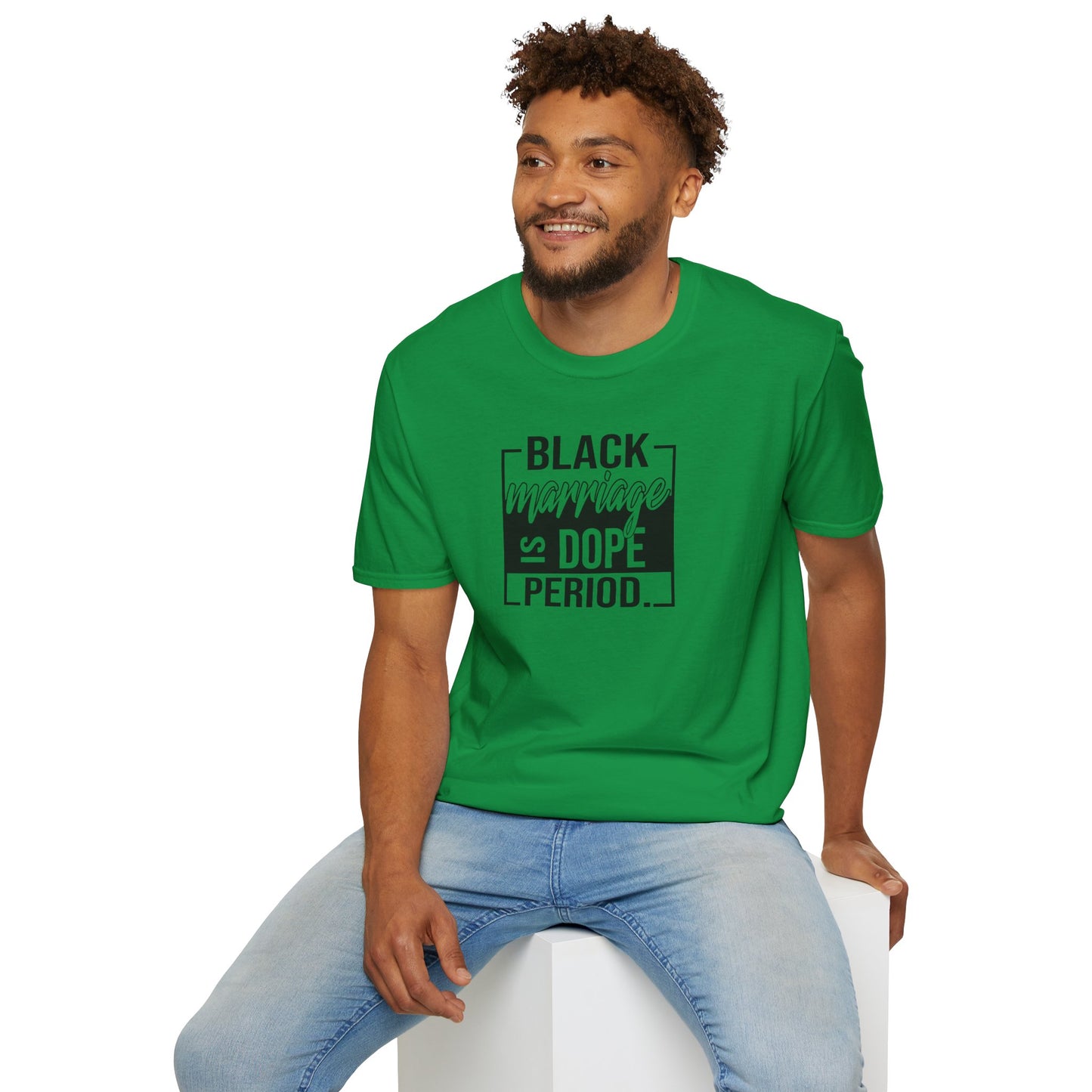 Black Marriage is Dope Unisex Softstyle T-Shirt
