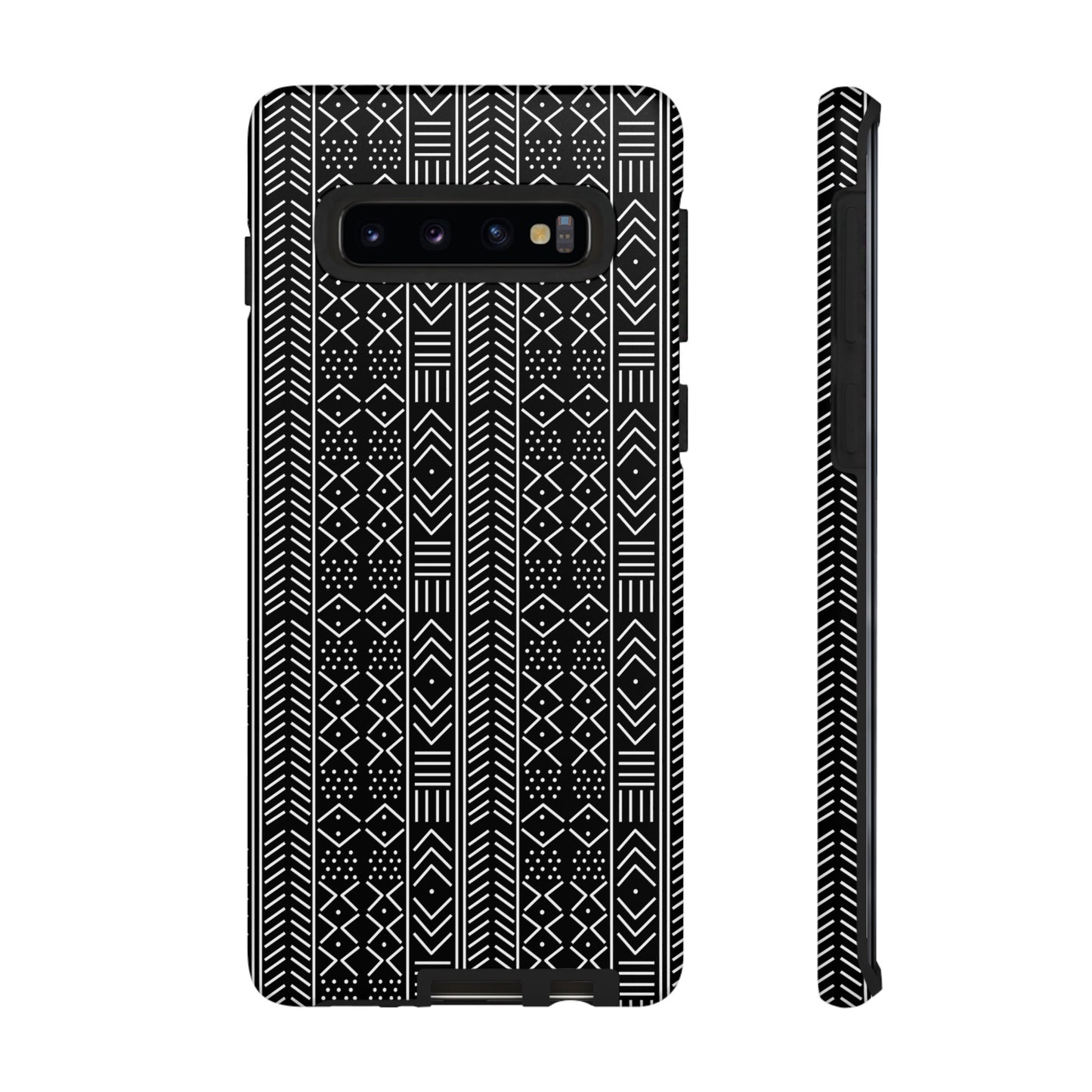 Black & White Mudcloth Samsung Tough Cases | African Samsung Case | Afrocentric Samsung Case