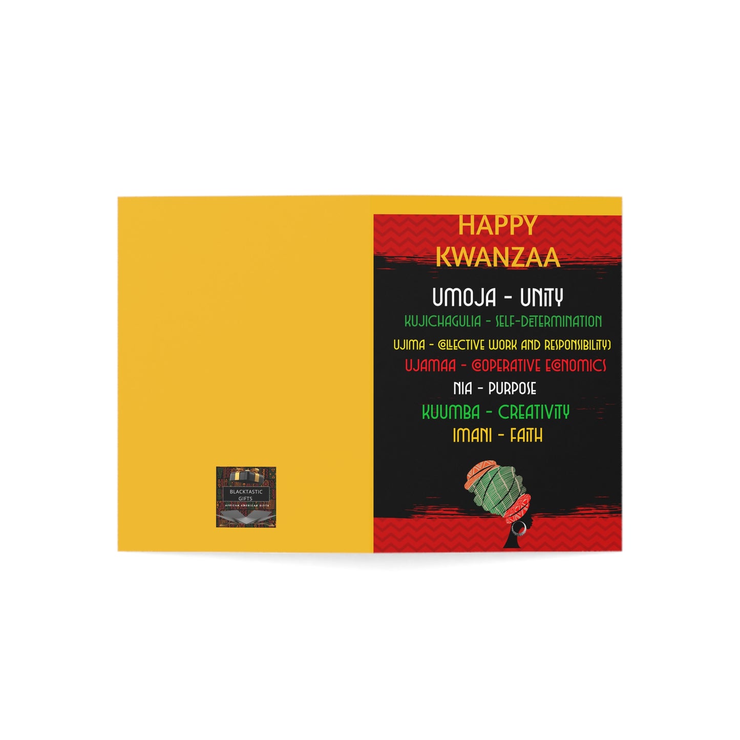 Kwanzaa Greeting Cards (1, 10, 30, and 50pcs)