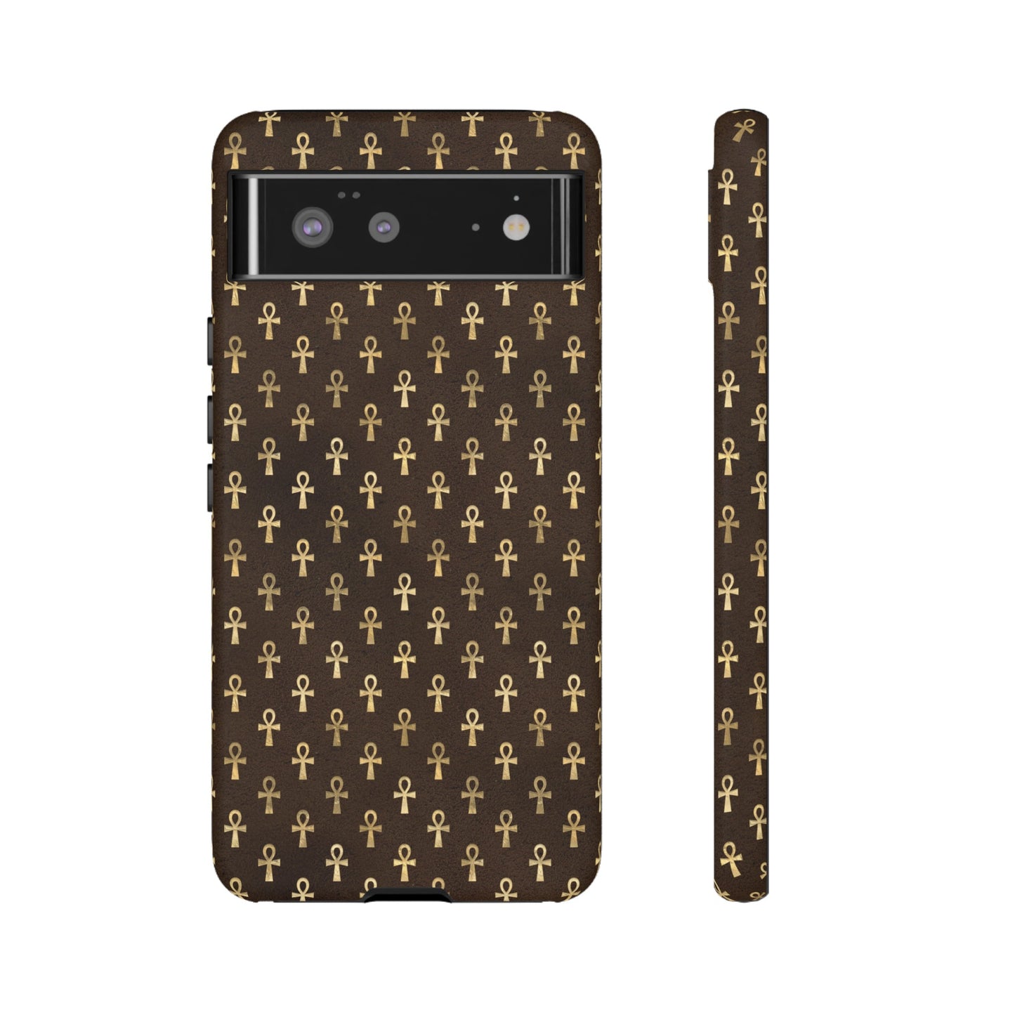 Brown Ankh Google Pixel Tough Cases | Egyptian Google Pixel Case | Ankh Google Pixel Case