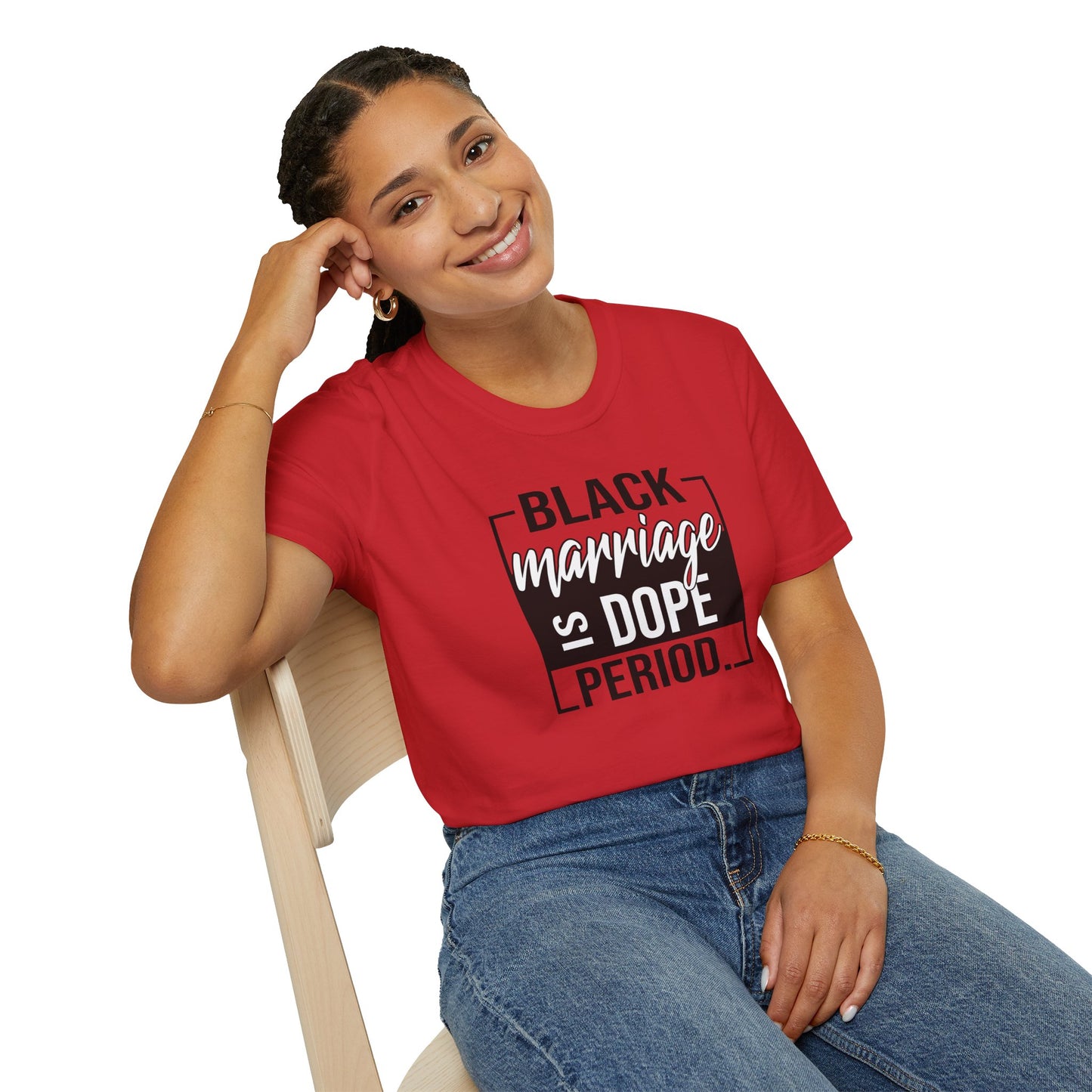 Black Marriage is Dope Unisex Soft T-Shirt