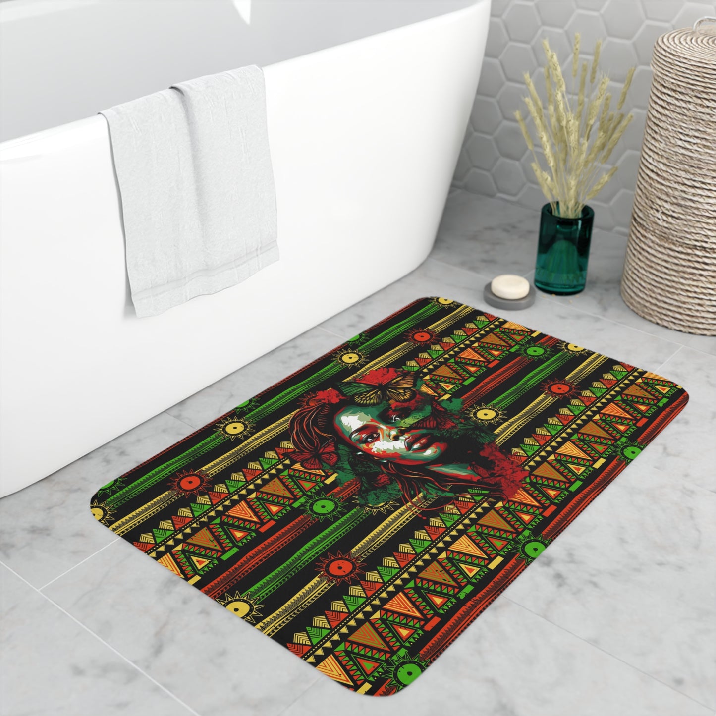 RBG Queen 2 Memory Foam Bath Mat
