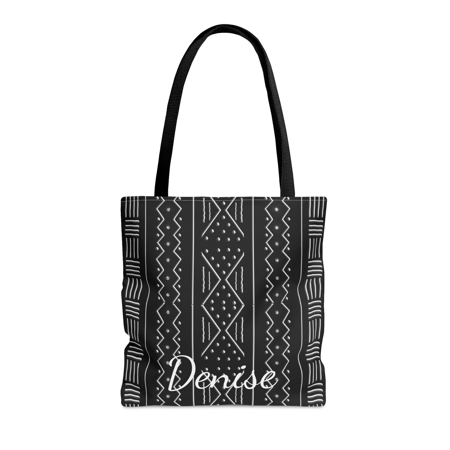 Personalized Mudcloth Afrocentric Tote Bag