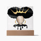Personalized Afro Diva Plaque