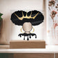 Personalized Afro Diva Plaque