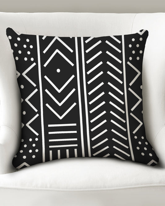 Mudcloth Inspired Throw Pillow Case 20"x20"